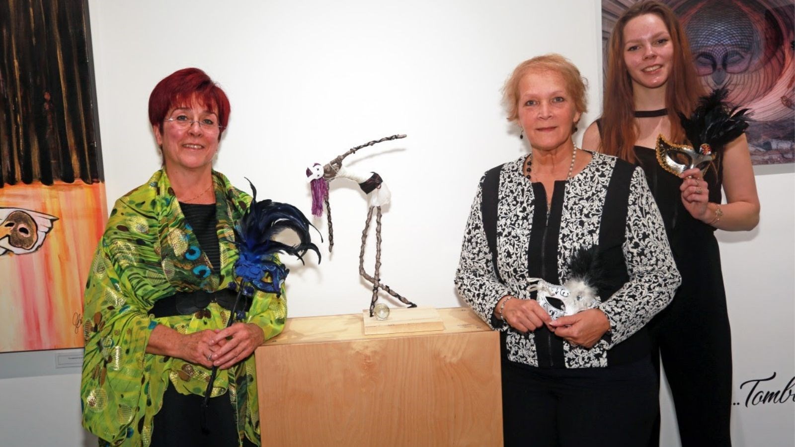 Danielle Robinson, Johanne Grondin et Triska Sicuranzo 