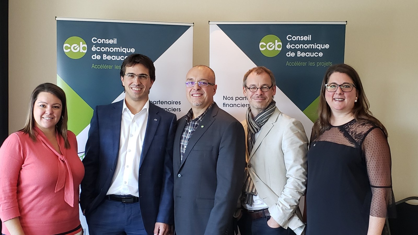 Hélène Latulippe, Jérôme Beaudry, Tony Turcotte, Philippe Dancause, Sonia Marcoux