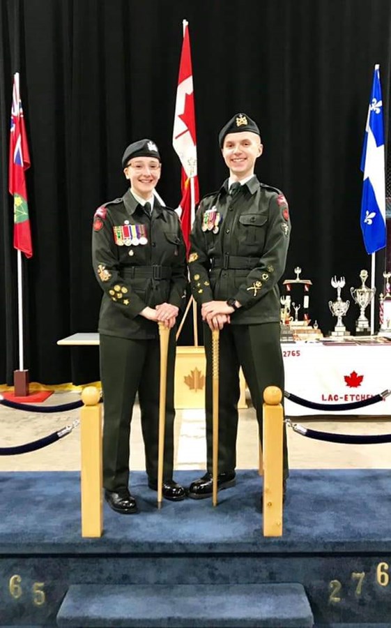 Distinction pour un adjudant-chef du corps de cadets 2765 de Lac-Etchemin