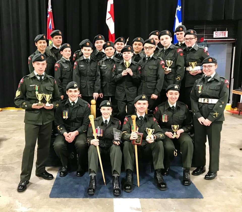 Distinction pour un adjudant-chef du corps de cadets 2765 de Lac-Etchemin