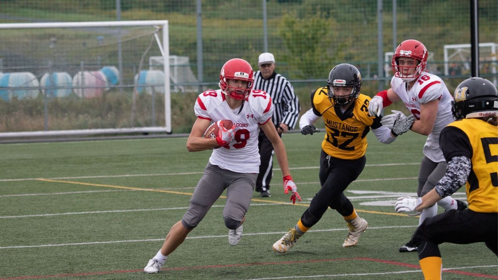 Jérémy Gosselin a connu un excellent match, lors de cette rencontre face aux Mustangs.