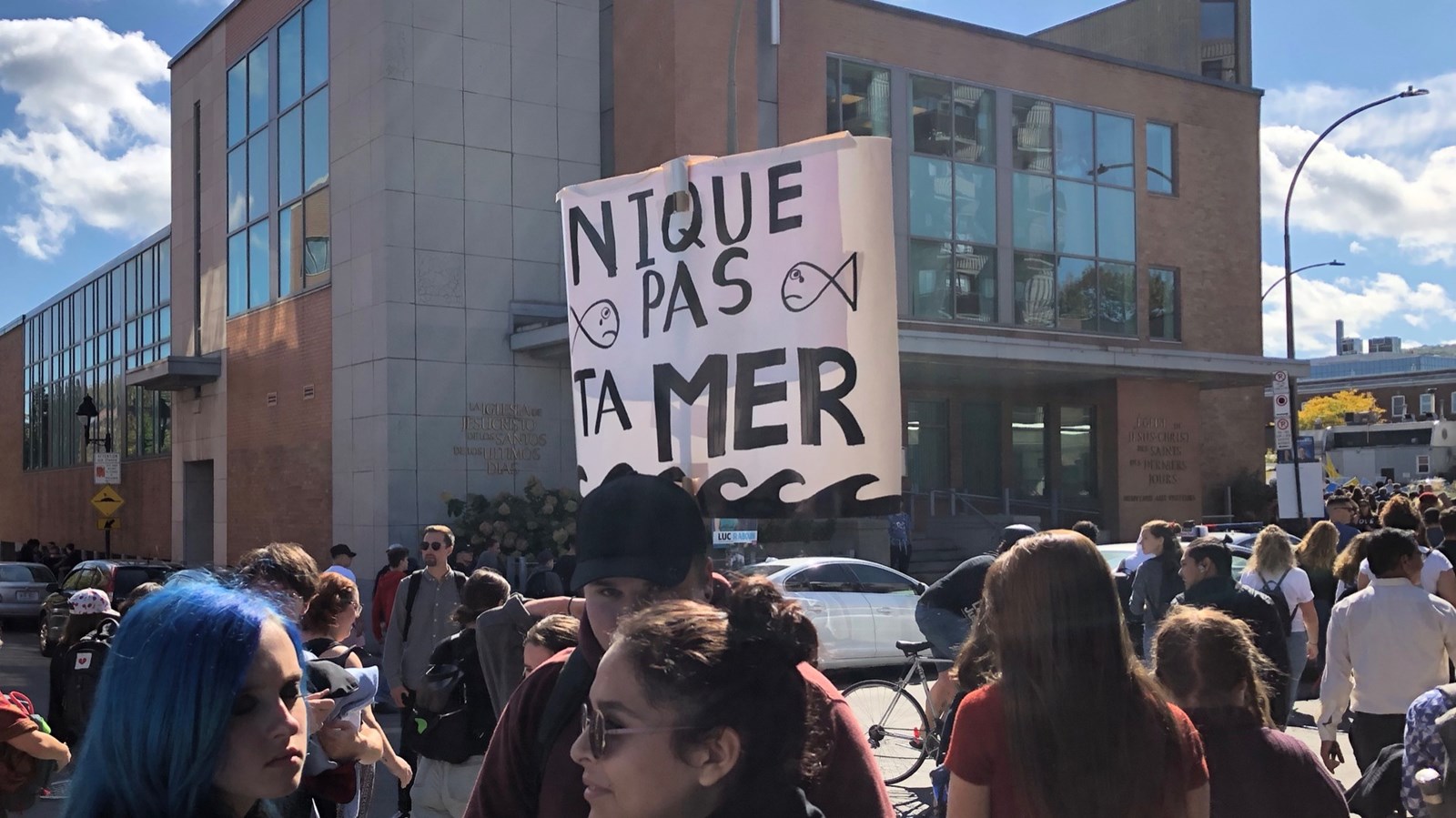De jeunes Beaucerons s’invitent à la grande marche pour le climat de Montréal