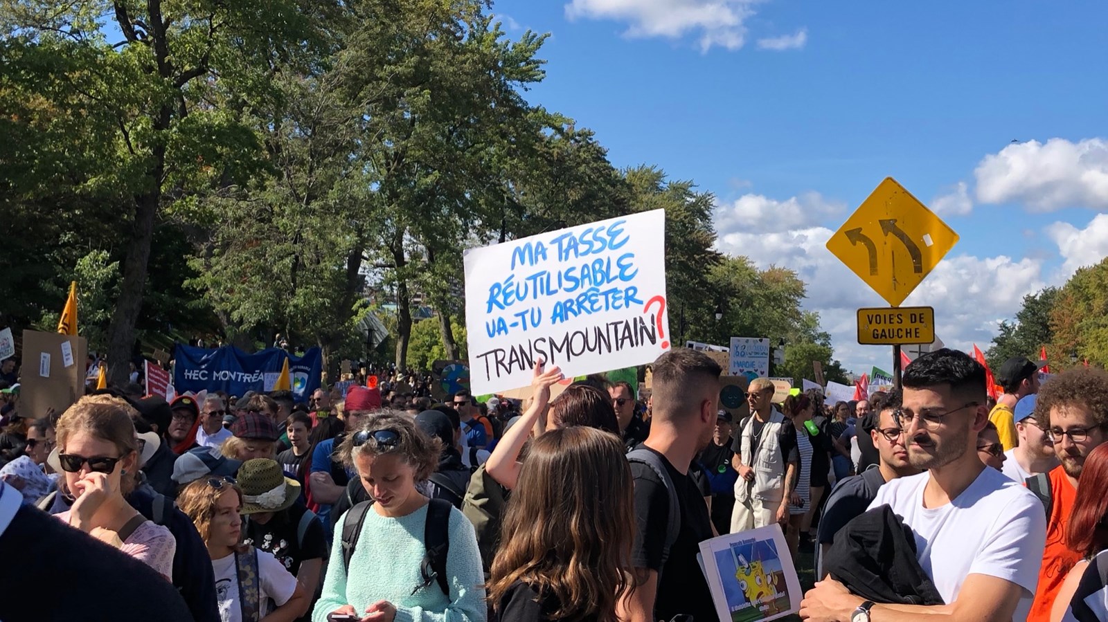 De jeunes Beaucerons s’invitent à la grande marche pour le climat de Montréal