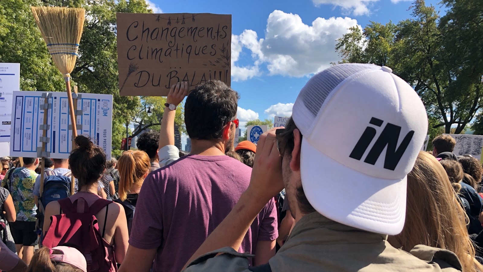 De jeunes Beaucerons s’invitent à la grande marche pour le climat de Montréal