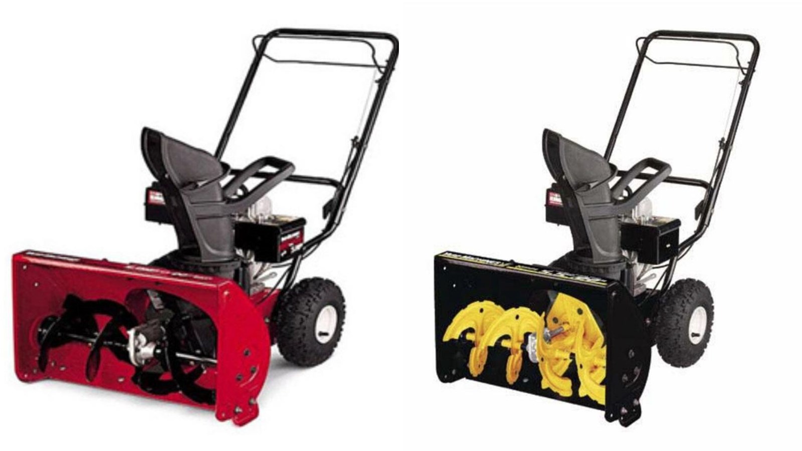 Les souffleuses Yardworks, Yard Machines, MTD Yard Machines et Troy-Bilt