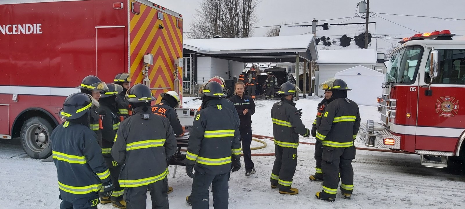 Un incendie de véhicule à Saint-Georges