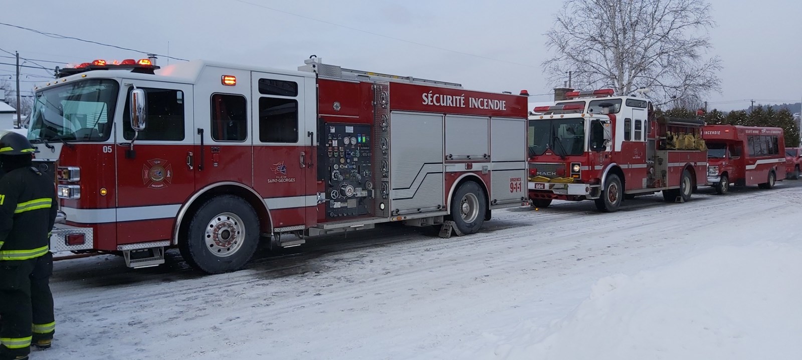 Un incendie de véhicule à Saint-Georges