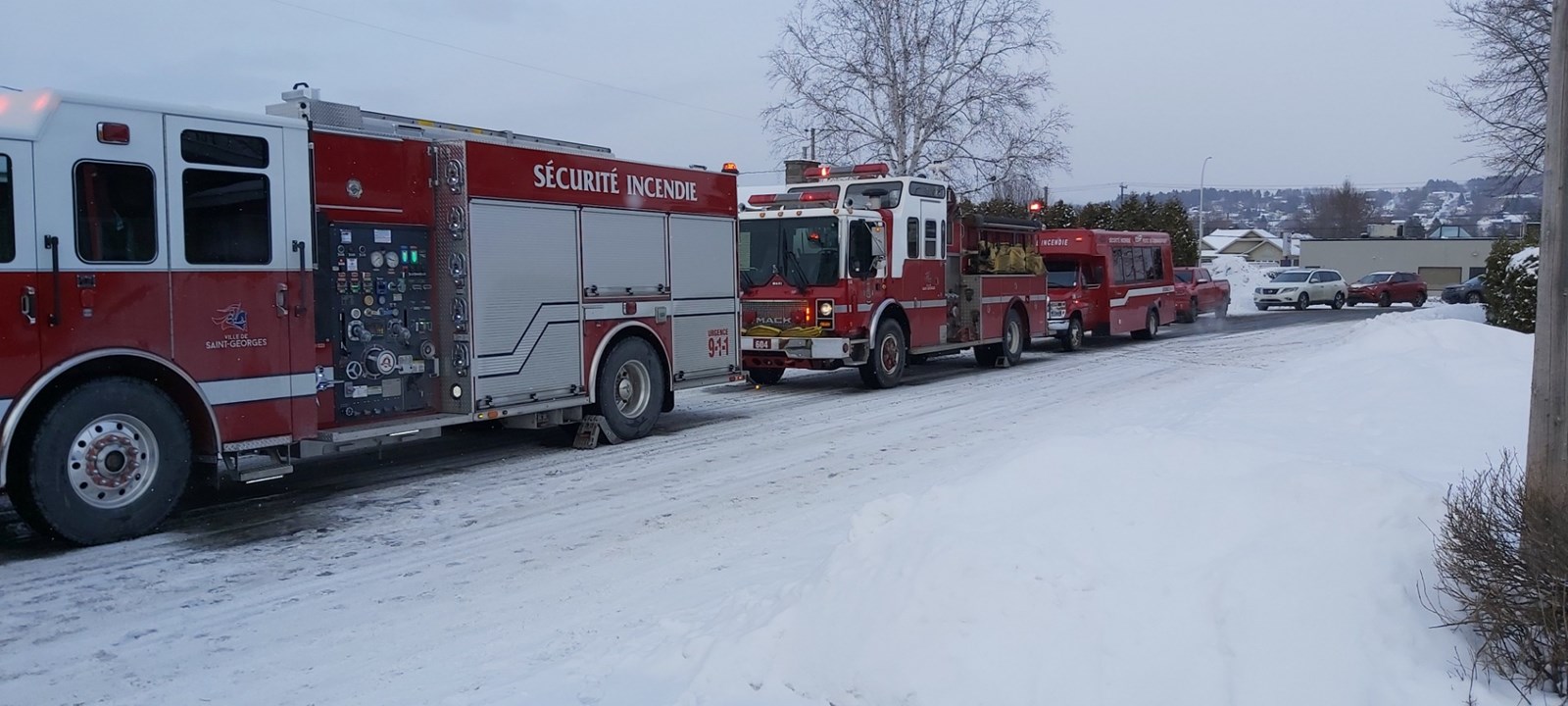 Un incendie de véhicule à Saint-Georges