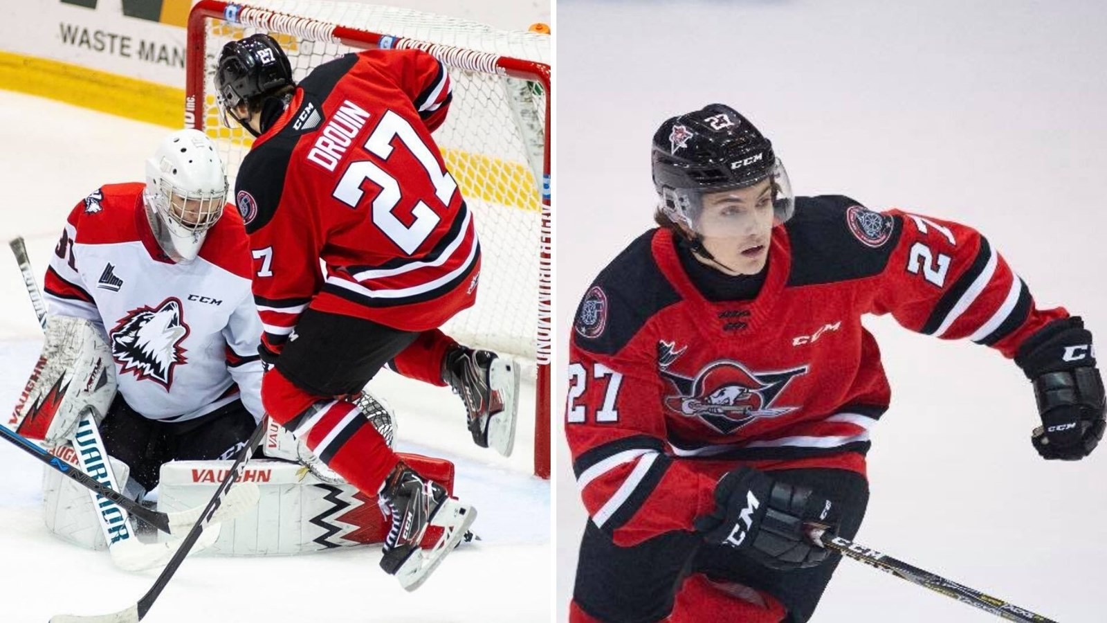 Charles-Édouard Drouin entame sa deuxième saison dans la LHJMQ.