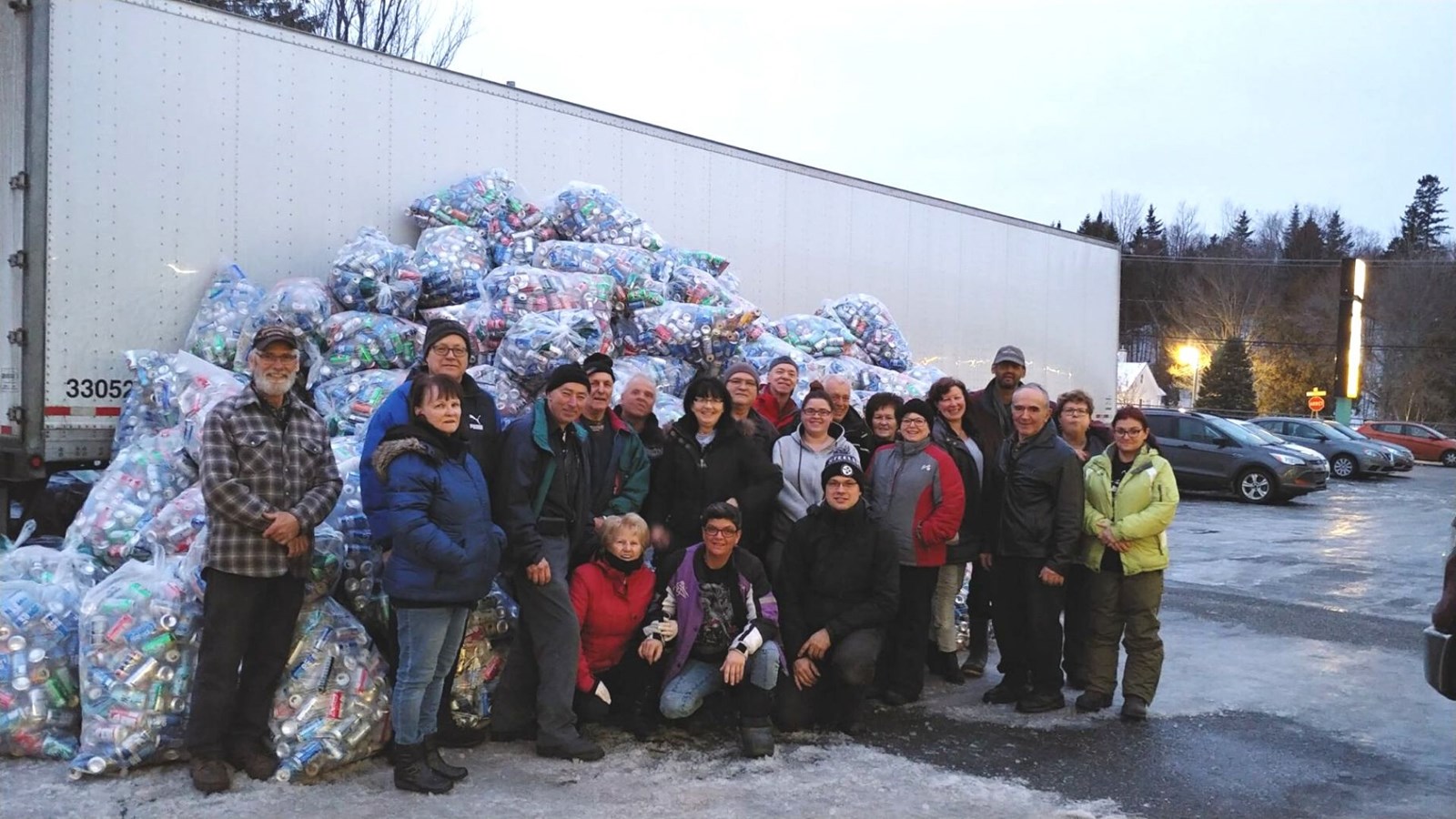 Le club Lions de quatre municipalités ont récoltés 95 000 bouteilles et canettes