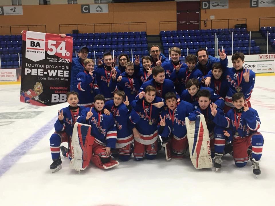 L'équipe du Regroupement Beauce-Nord/Bellechasse, championne de la catégorie BB.