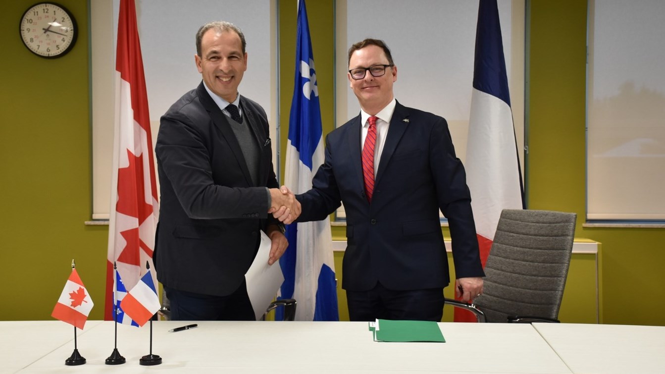 Boualem  Aliouat (Université Nice Sophia Antipolis) et Pierre Leblanc (Cégep Beauce-Appalaches)