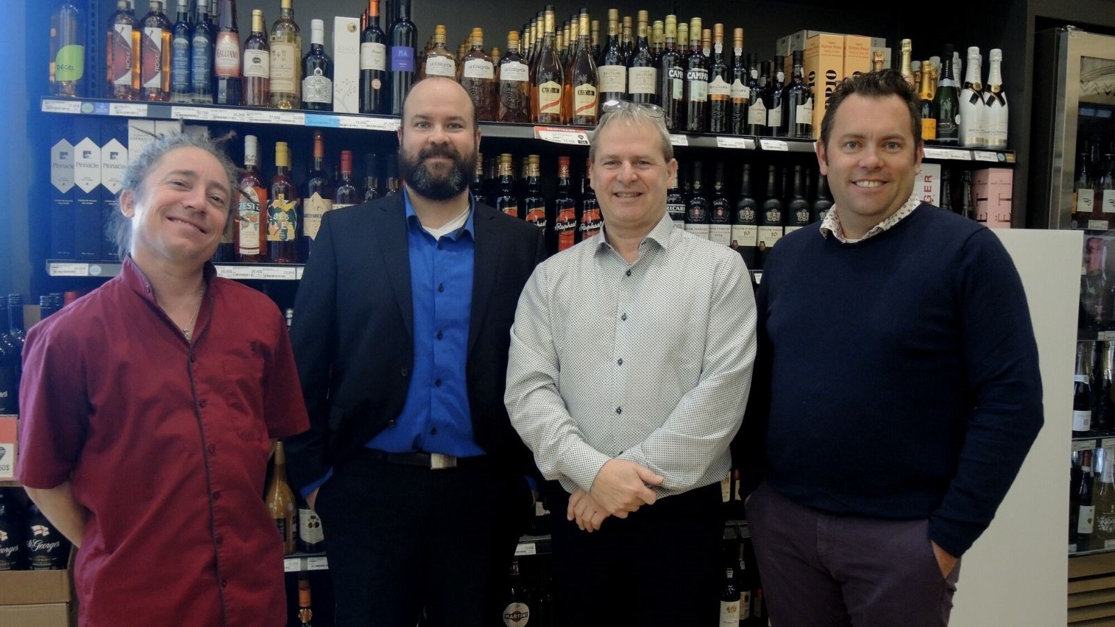 Éric Latullipe, Luc Paquet, Philippe Vinot et David Fecteau