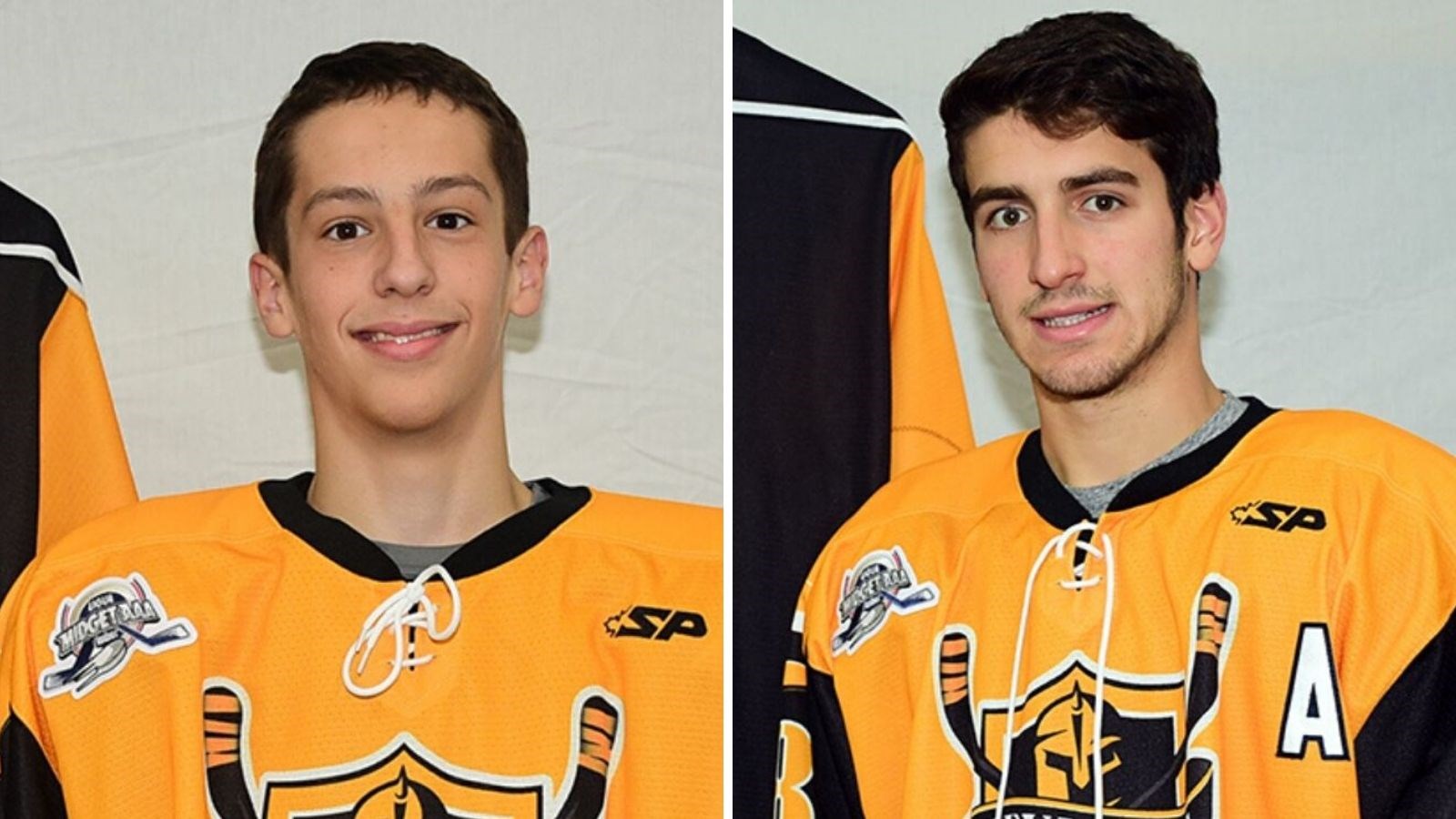 À gauche, Nathan Morin. À droite, Elliot Lavoie.