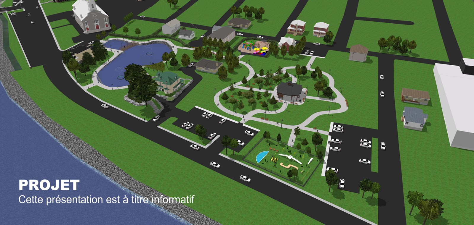 Beauceville veut créer un parc communautaire et un centre d'interprétation de la rivière