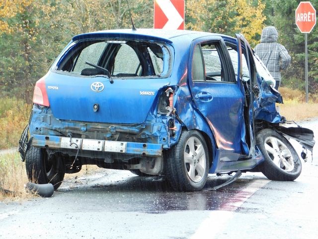 Collision entre deux véhicules à Beauceville vendredi
