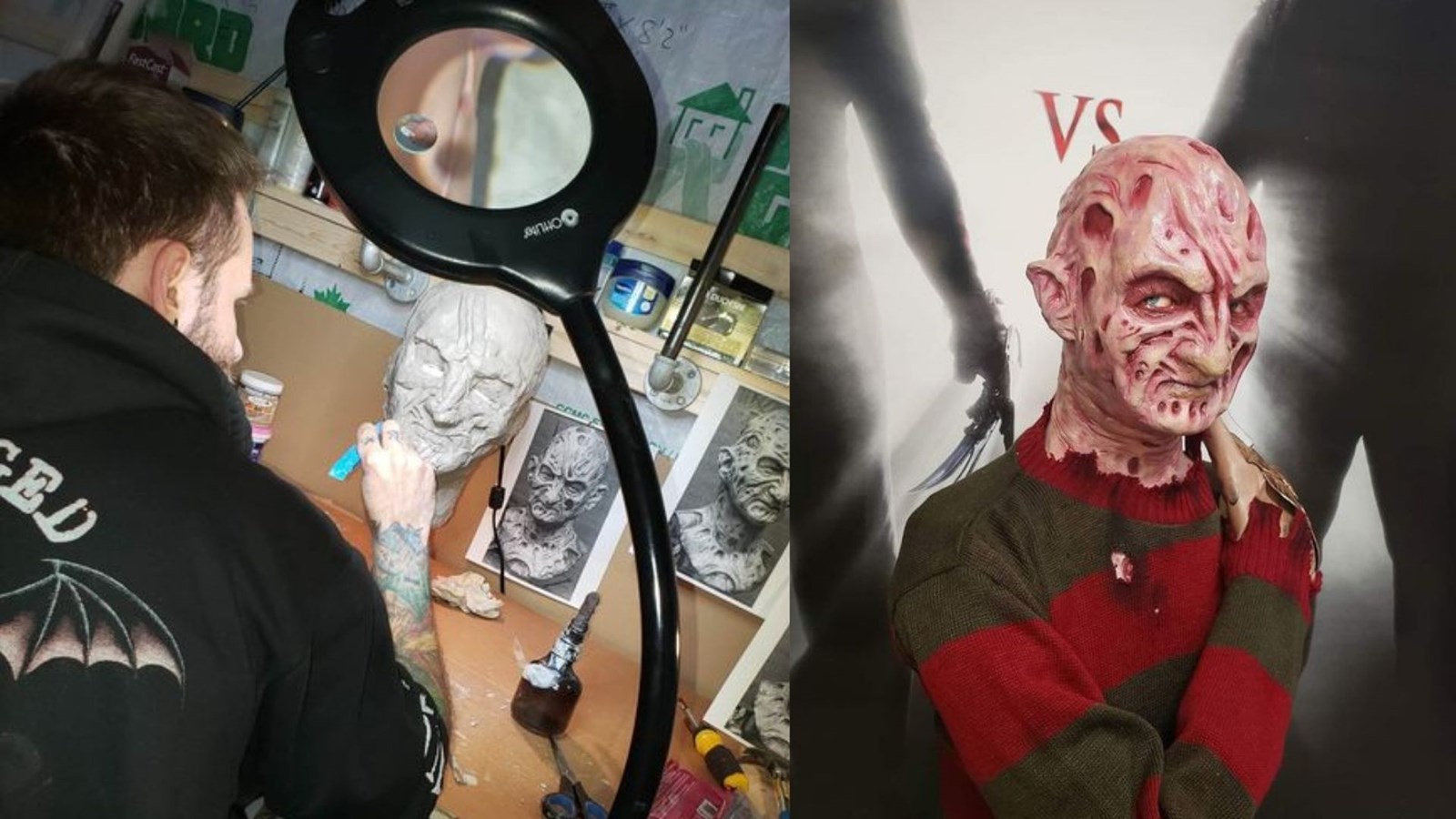 Un Beaucevillois crée des sculptures de personnages de films d'horreur