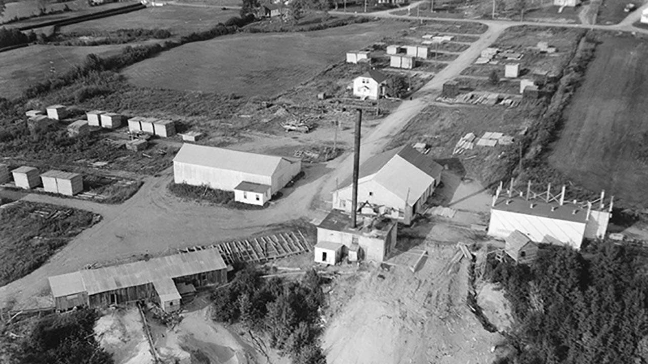 La scierie Isaïe Gilbert & Fils du village Morency