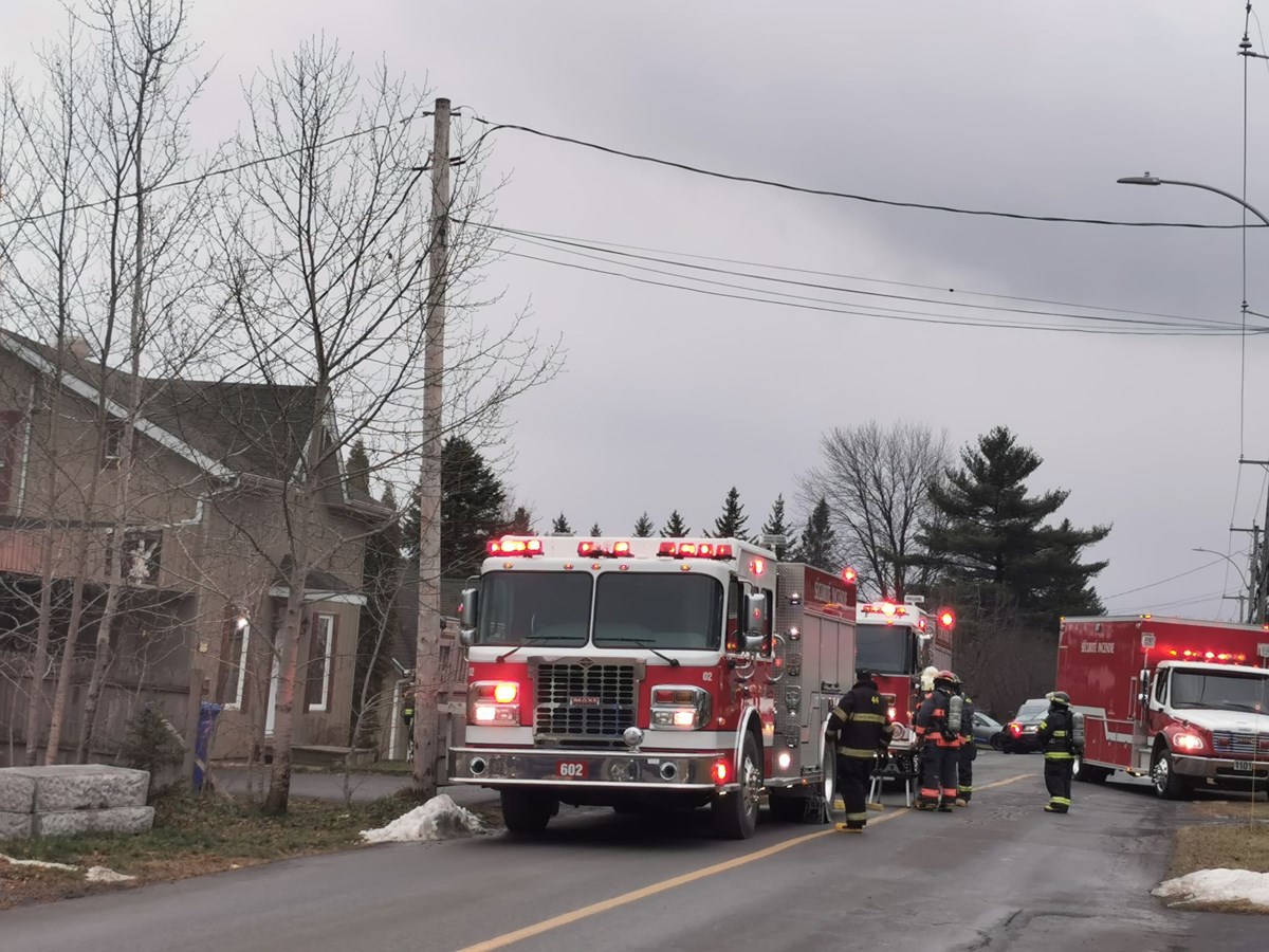 Feu dans une résidence de Saint-Georges