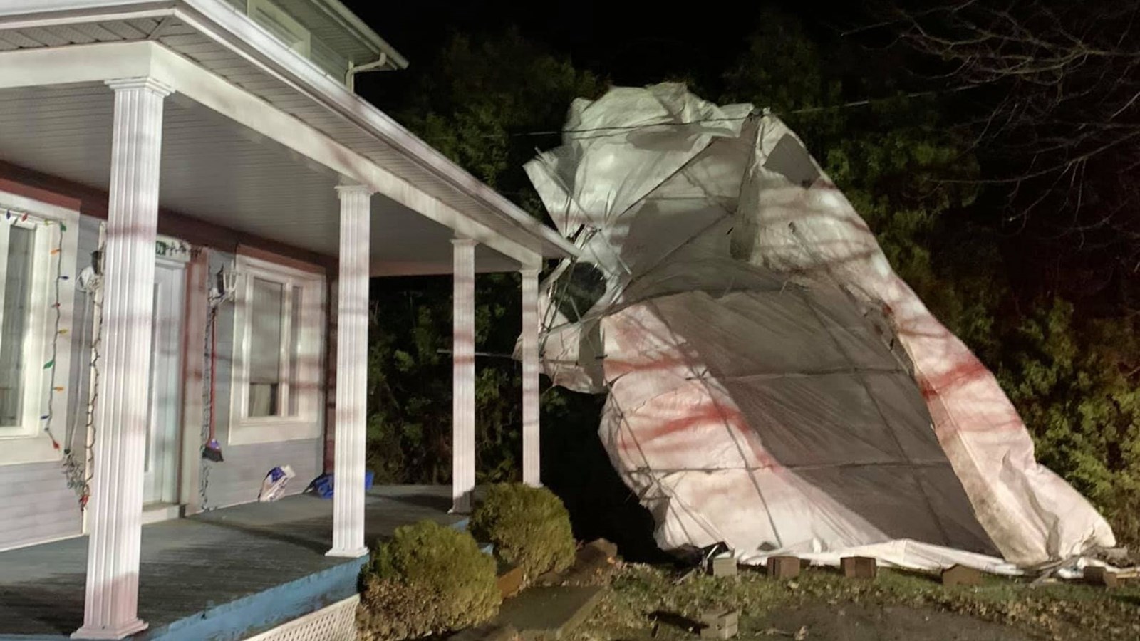 Des dommages causés par le vent en Beauce-Etchemins cette nuit
