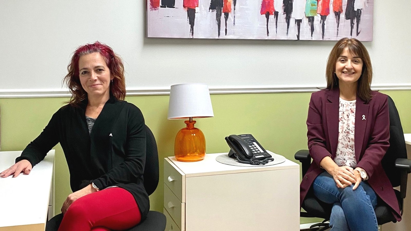 Bianca Perreault et Jacinthe Fillion, intervenantes au Havre L’Éclaircie.