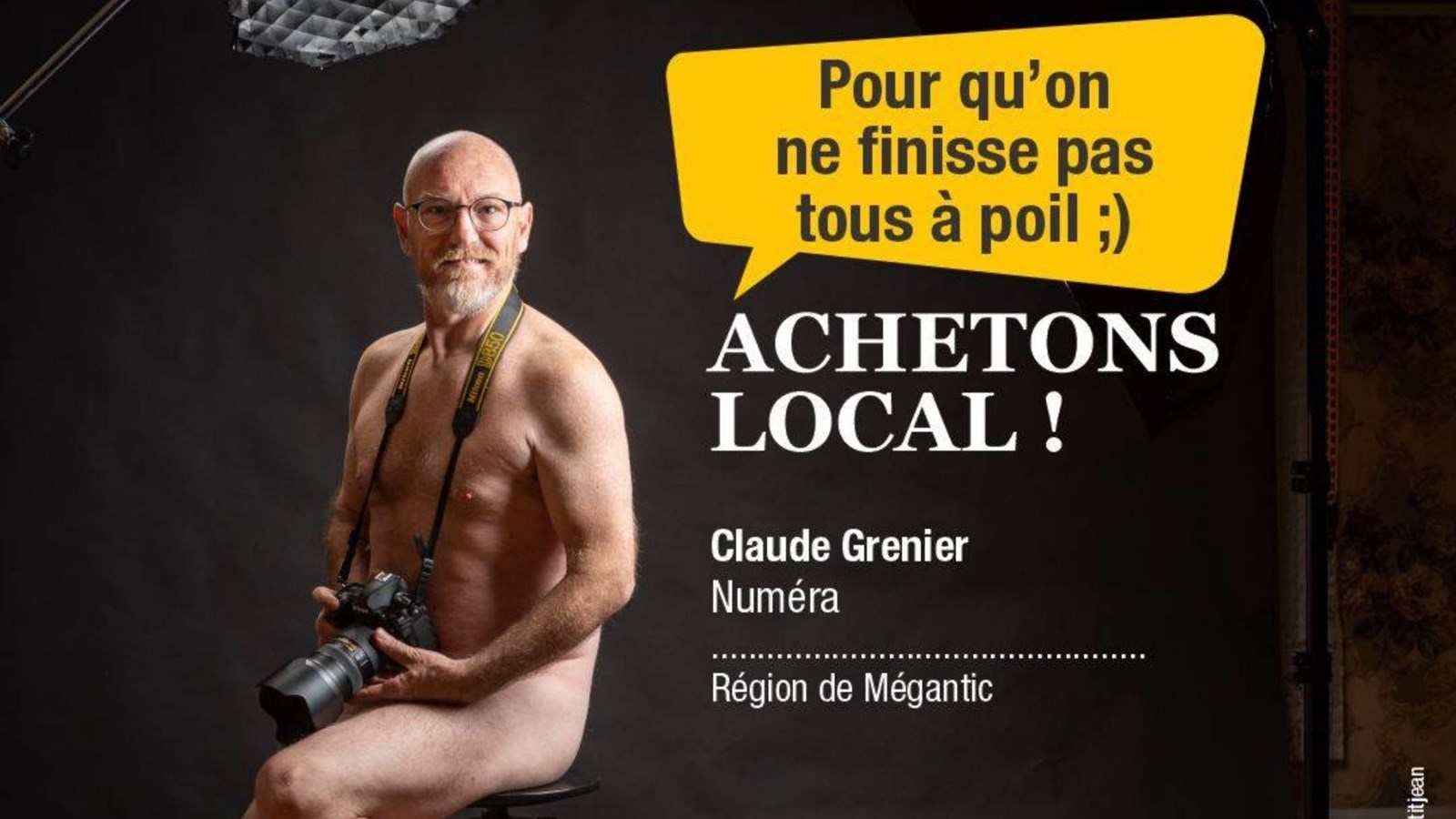 Une campagne bien « dénudée » pour des commerçants de Lac-Mégantic