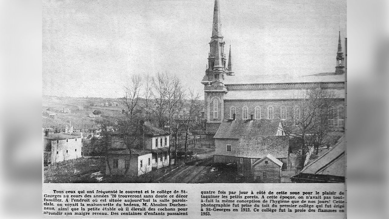 Les anciennes salles paroissiales dans l’ouest