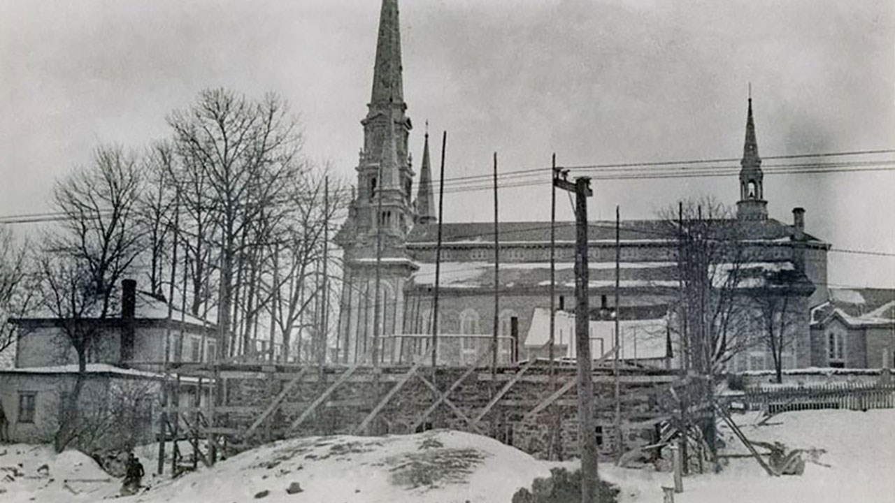 La salle paroissiale de l'ouest