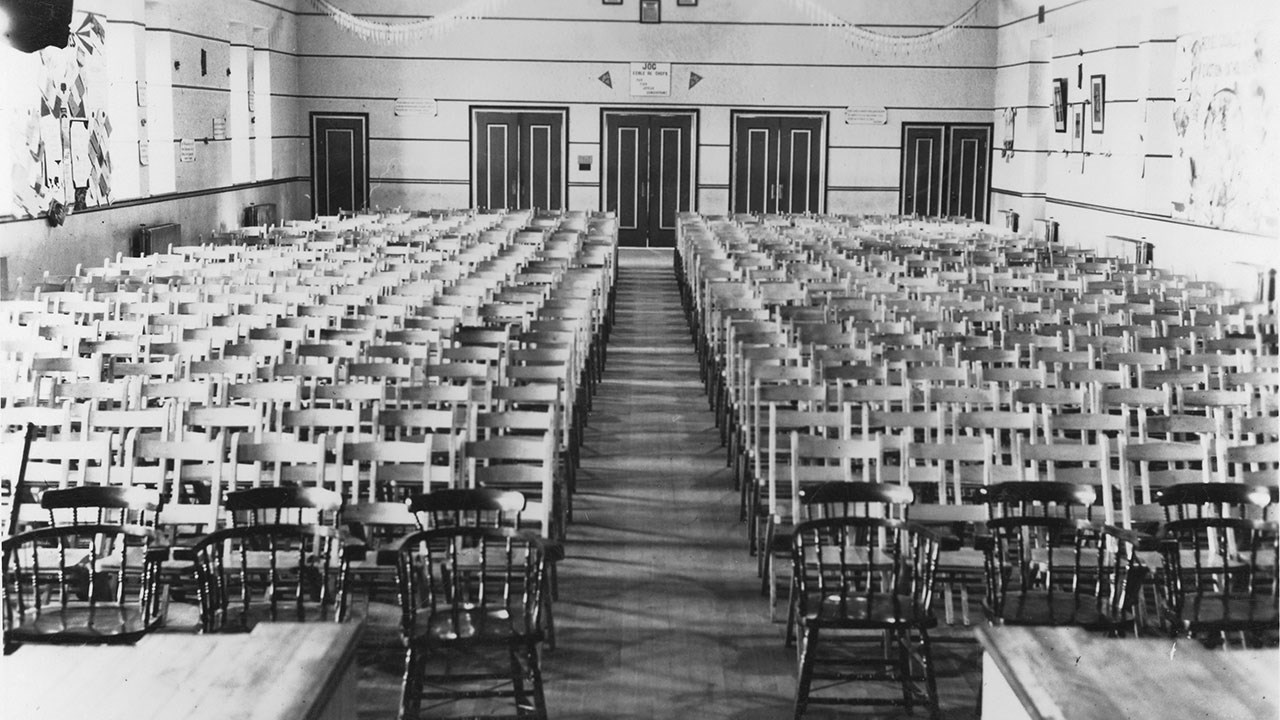 La salle paroissiale de l'ouest