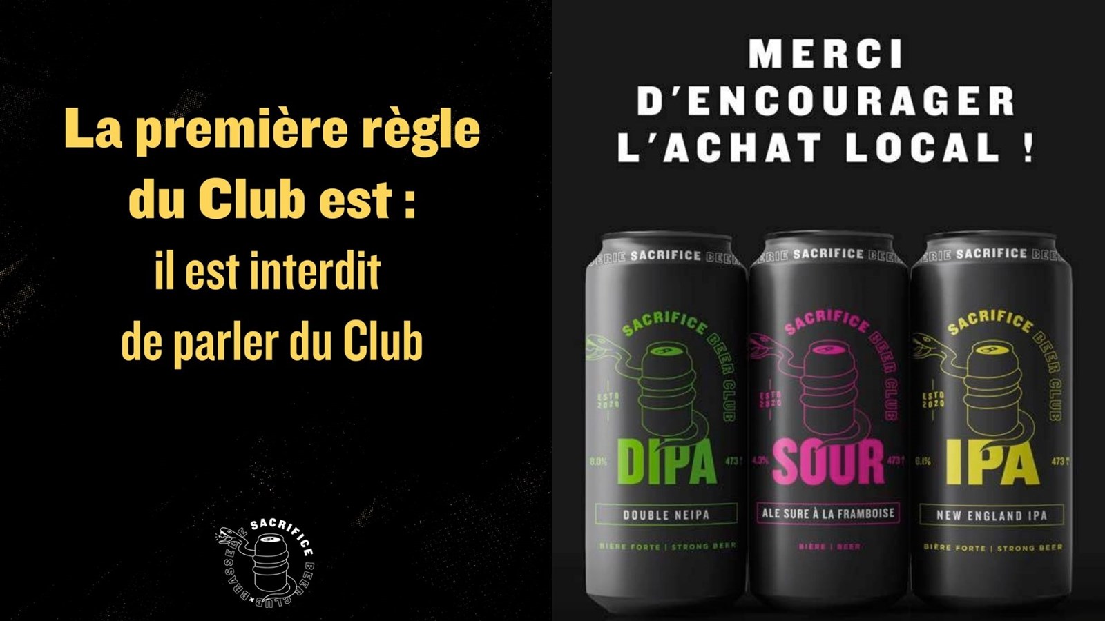 EnBeauce.com est désolé d'avoir enfreint la première règle du Club...