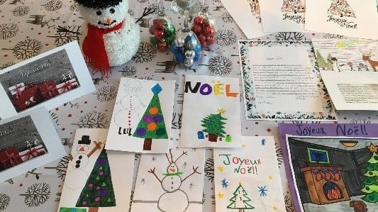 Des cartes de Noël pour les résidents du Saint-Guillaume