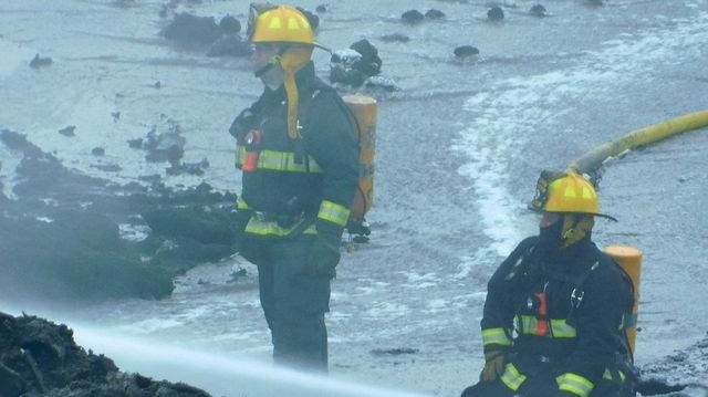 Un incendie chez Royal Mat ce matin