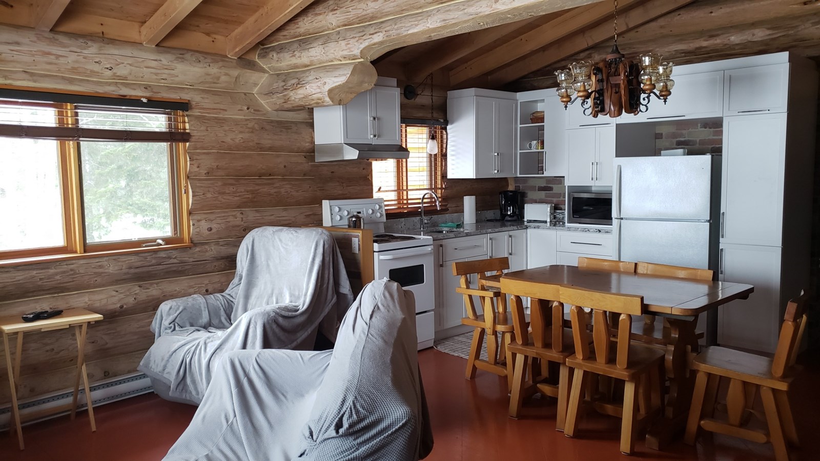 L'intérieur d'un chalet secondaire