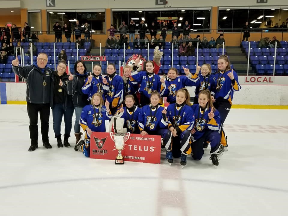 Les Rafales de La Capitale ont remporté la finale benjamine B contre les Valkyries.