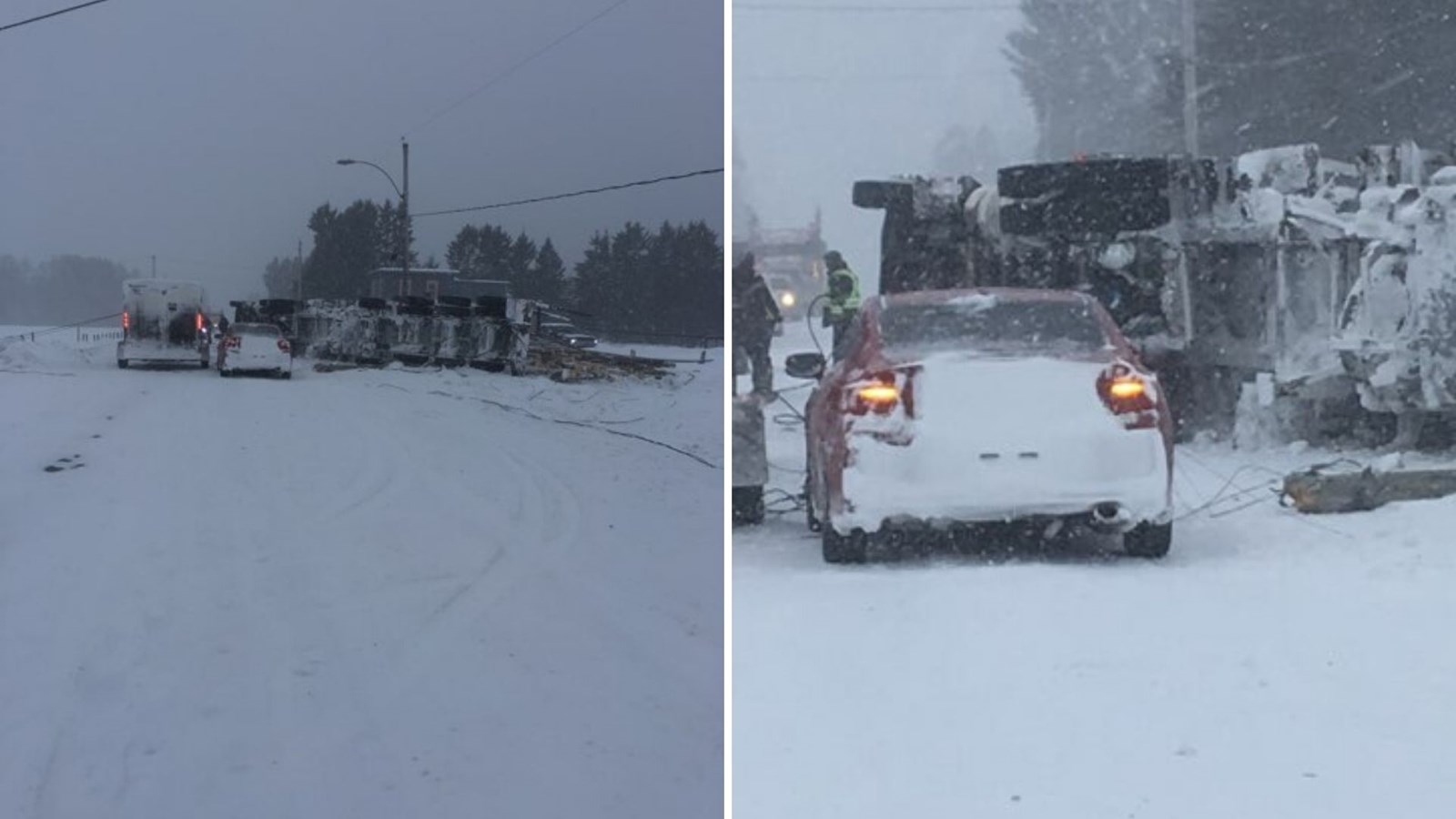 Accident sur la Route 204