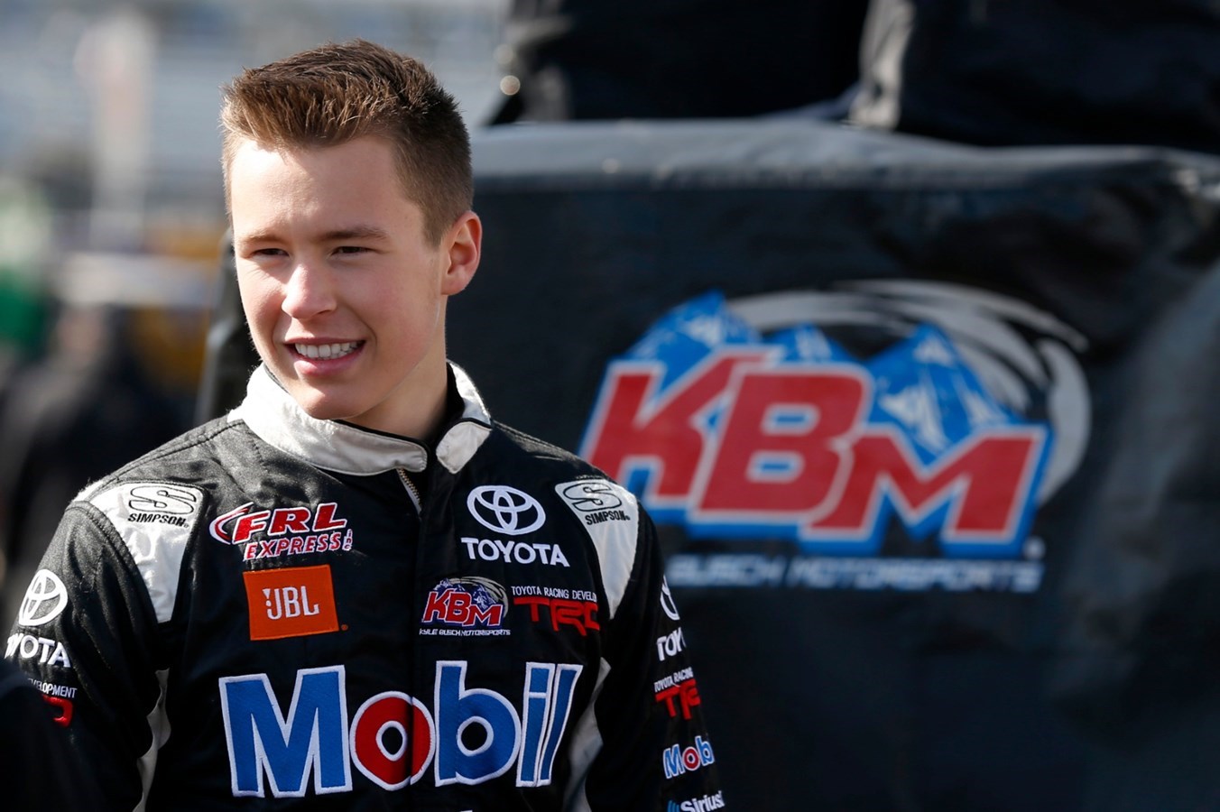 Raphaël Lessard en piste ce vendredi sur le Circuit de Daytona