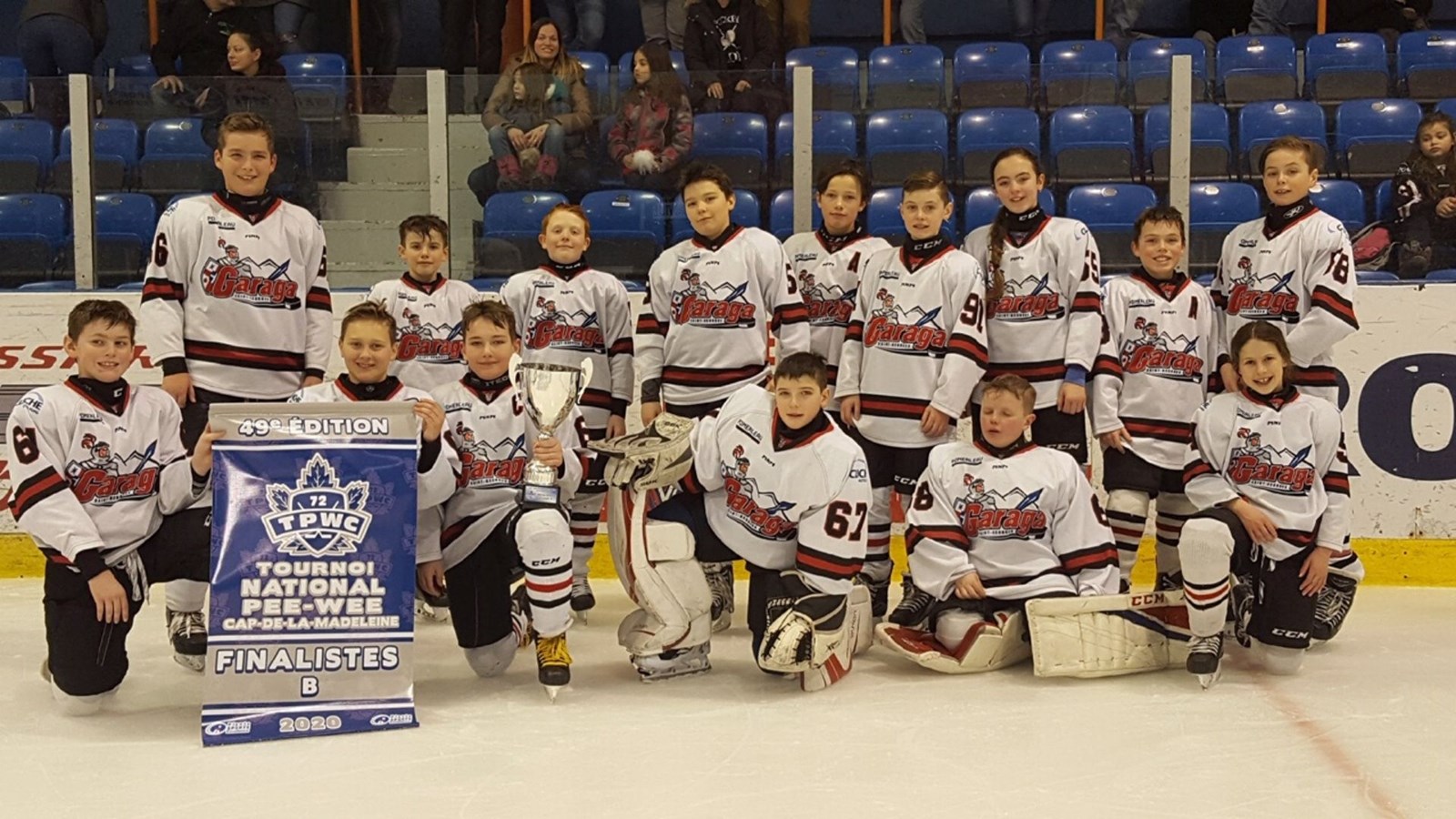 Le Garaga Pee-Wee-B est reparti avec la bannière de finaliste