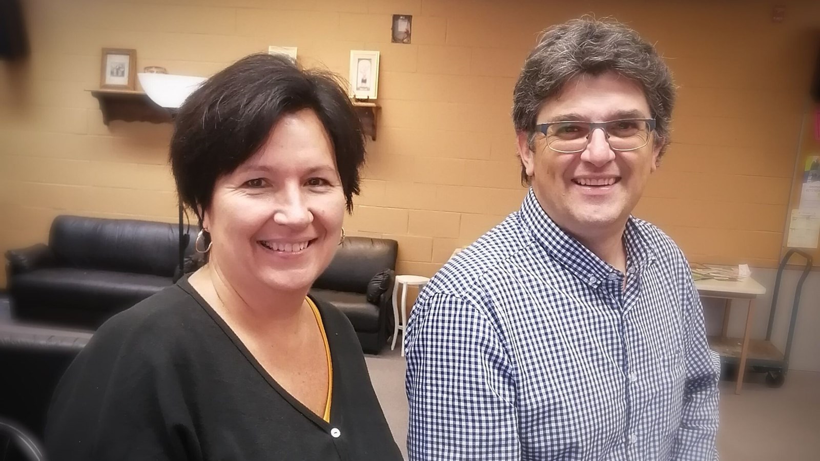 Annie Fontaine et Stéphan Baillargeon.