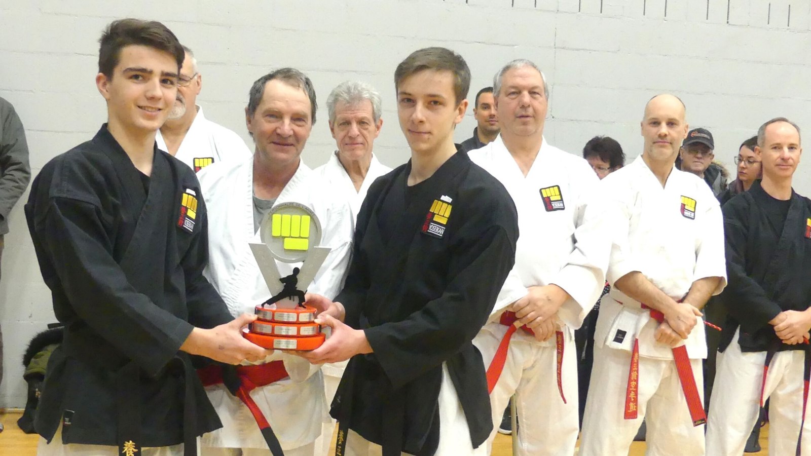Le trophée François Poirier a été décerné à Kevin Champagne et Alec Létourneau.