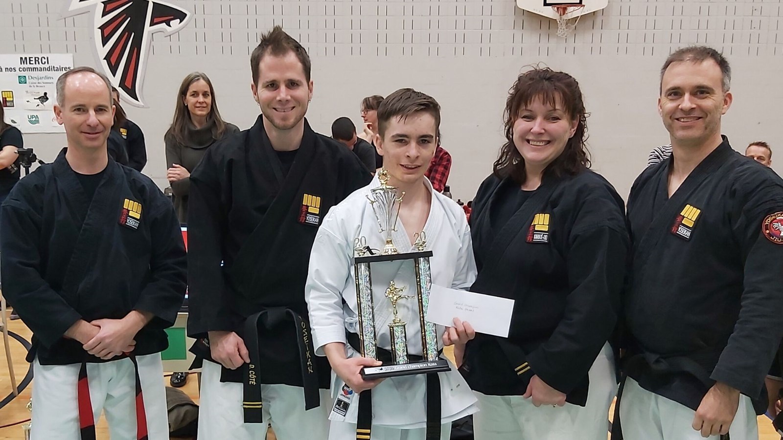 Jimmy Baillargeon, champion en kata.