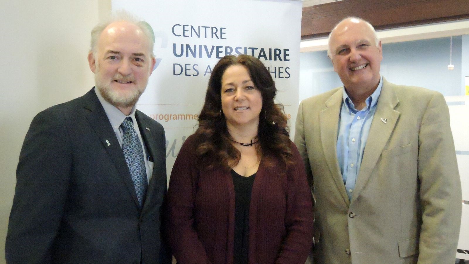 Philippe Horth, Caroline Bouchard et Normand Lessard