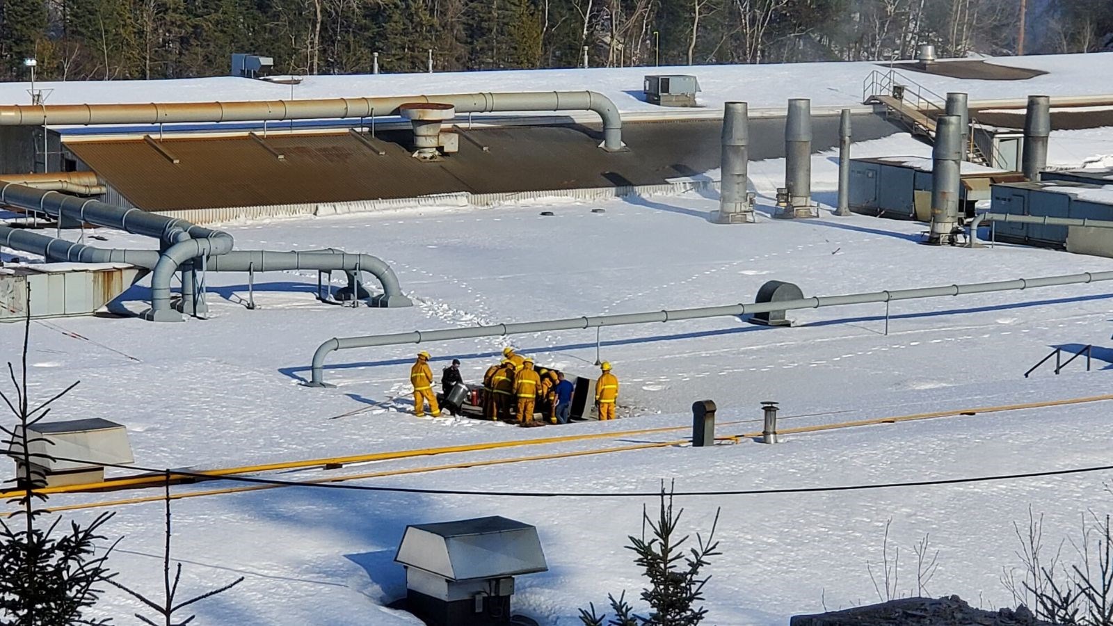 Intervention des pompiers de Saint-Georges sur la 107e Rue