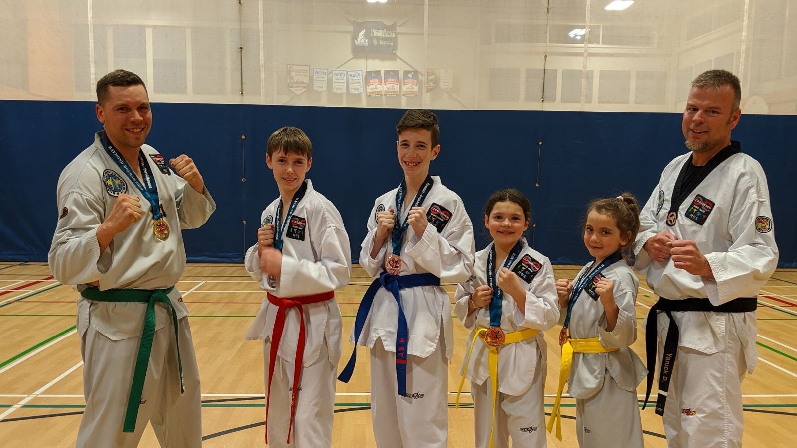 Les élèves du Club de taekwondo de Sainte-Marie font bonne figure