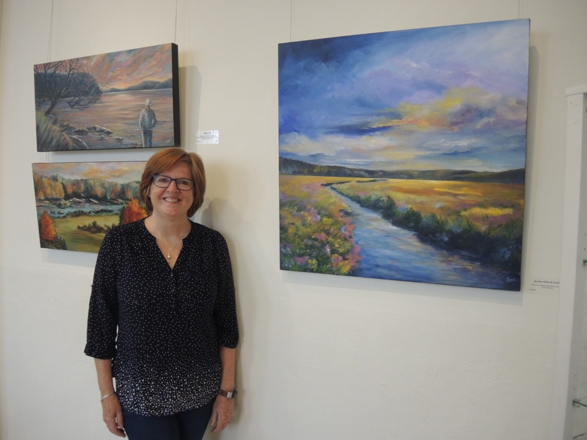 Dans le cadre de son exposition « À l'eau », qui s'est tenue au Centre culturel Marie-Fitzbach jusqu'en février.