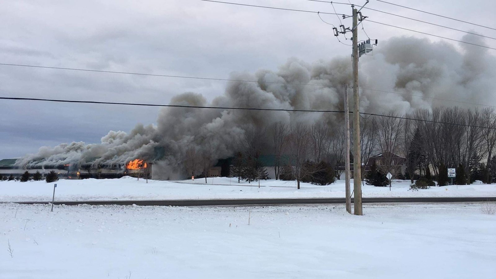 Un poulailler rasé par les flammes à Saint-Isidore