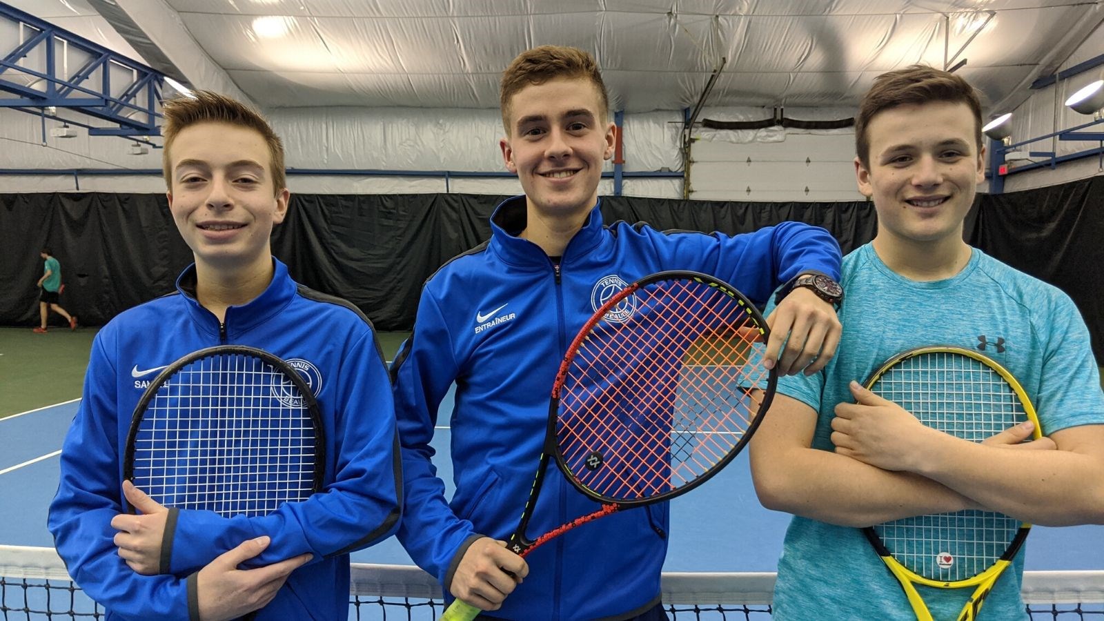 Samuel Rodrigue, Jean-Gabriel Bernard et Xavier Lessard