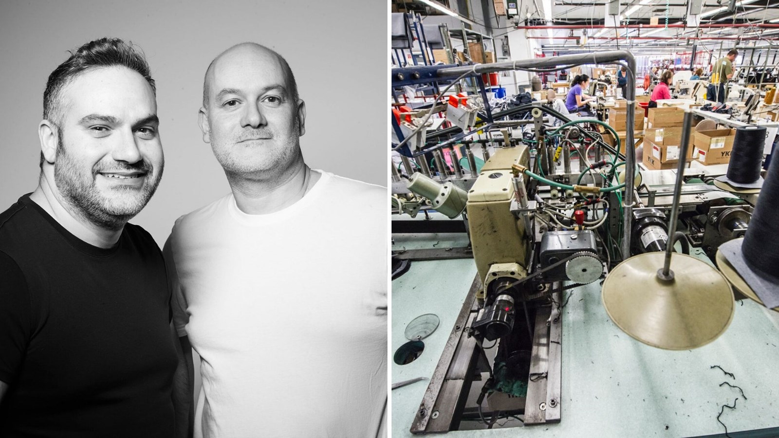 Éric et Jacob Wazana, propriétaires de Beauce Jeans