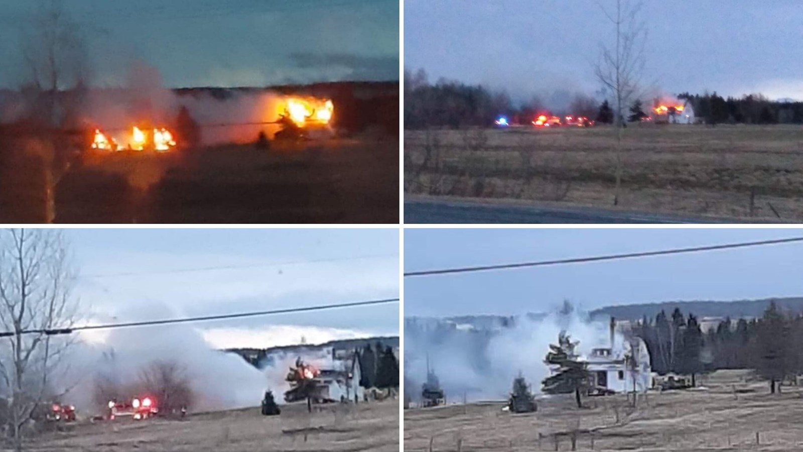 Incendie de résidence ce matin à Frampton
