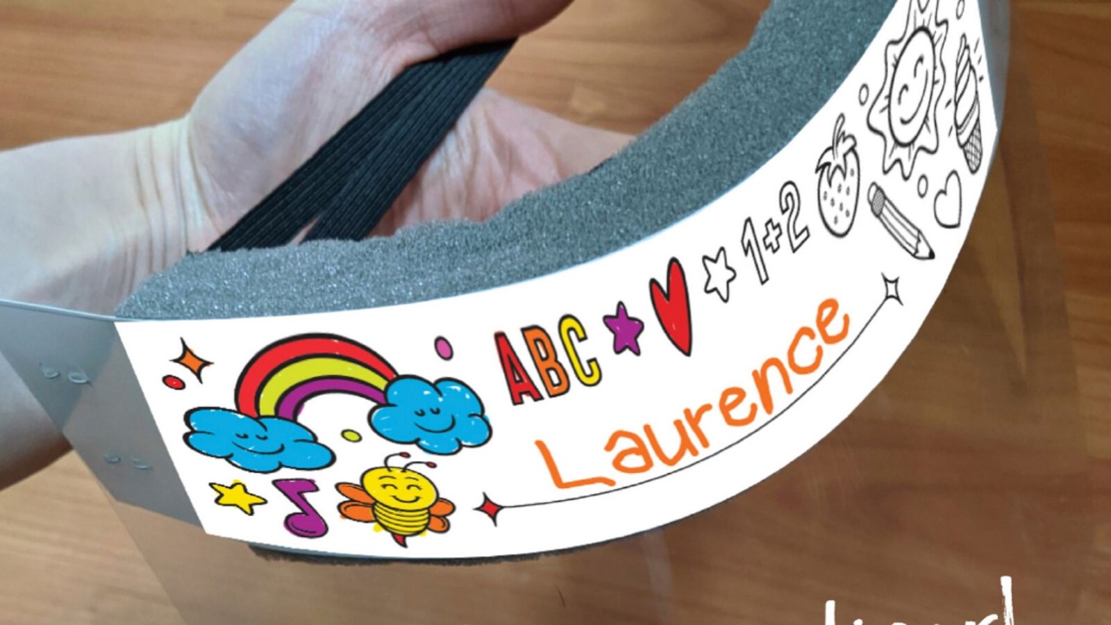 Une visière de protection pour les enfants
