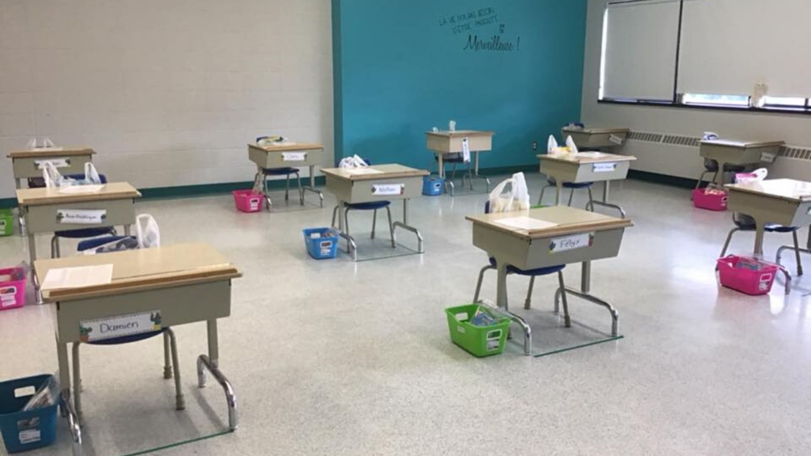 Réouverture des écoles « dans le calme et le plaisir »